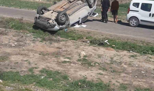 Mardin'de kontrolden çıkan SUV takla attı: 2 yaralı