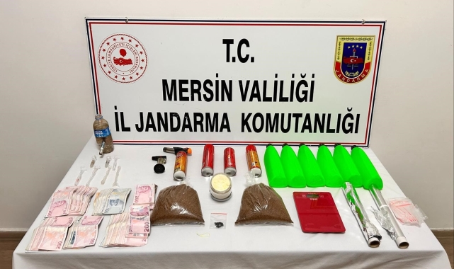 Mersin'de uyuşturucu taciri 2 şüpheli yakalanıp tutuklandı