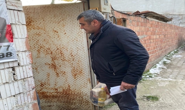 Merzifon'da ihtiyaç sahiplerine gıda paketi dağıtıldı