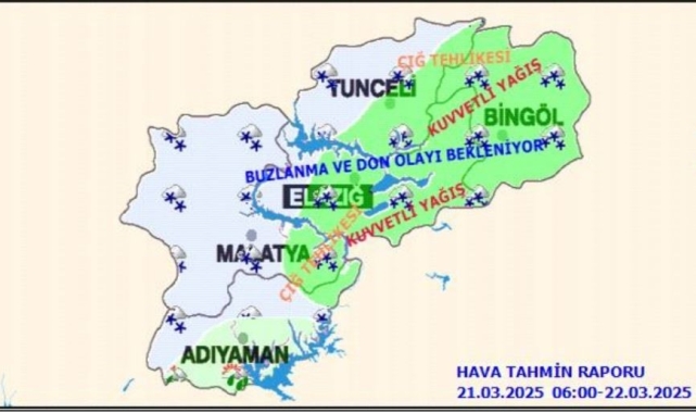 Meteorolojinin 5 il için 'kuvvetli yağış' ve 'zirai don' uyası sürüyor
