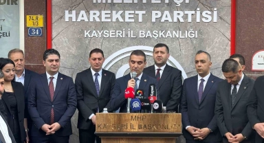 MHP'de bayramlaşma