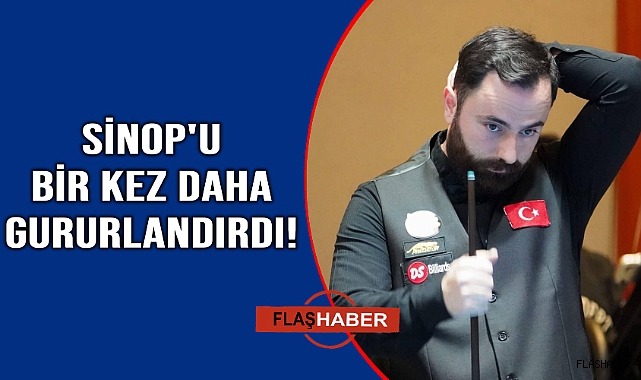 Milli bilardocular madalya ile döndü