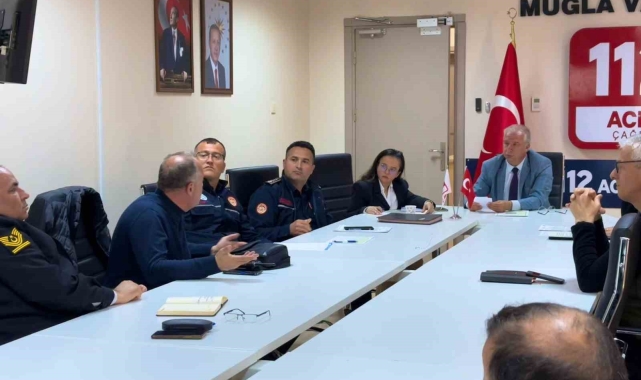 Muğla 112 Acil Çağrı Merkezi'nde Ramazan Bayramı tedbirleri görüşüldü