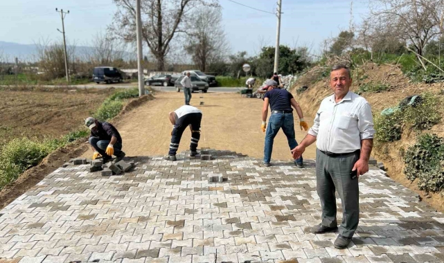 Nazilli Belediyesi Güzelköy Mahallesi'ndeki yol yapım çalışmasını tamamladı