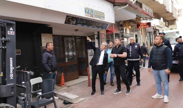 Nazilli'de Ayakkabıcılar Sokağı yenileniyor