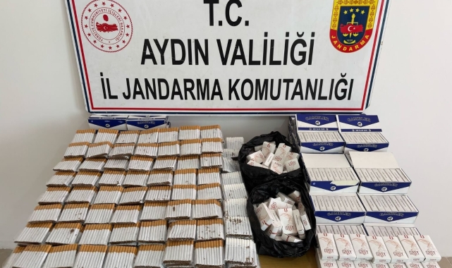 Nazilli'de sigara kaçakçılığı operasyonu
