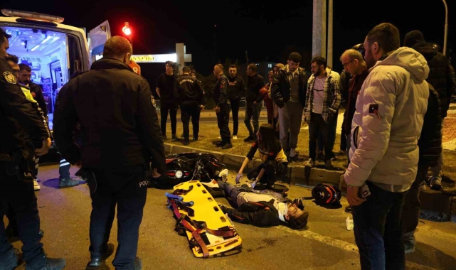 Nevşehir'de otomobil ile motosiklet çarpıştı: 2 yaralı