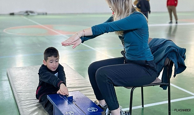 Öğrenciler arasında sportif yetenek taraması yapıldı