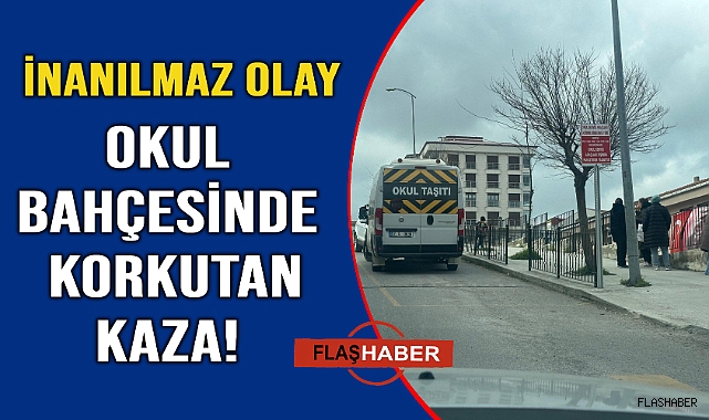 Öğretmen, okul bahçesinde öğrenciye çarptı