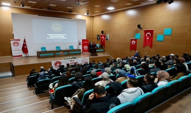 Ordu'da, Ailenin Korunması ve Güçlendirilmesi İl Eylem Planı Çalıştayı yapıldı