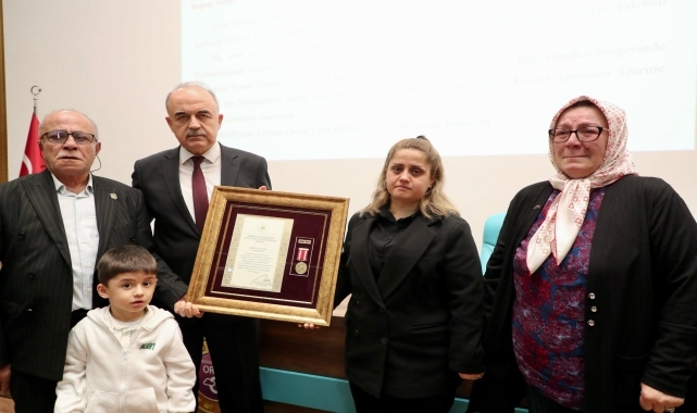 Ordu'da şehit aileleri ve gazilere Devlet Övünç Madalyası ve Beratı verildi