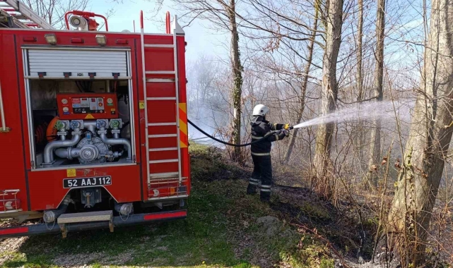 Ordu'da bahçe ve anız yangınları arttı