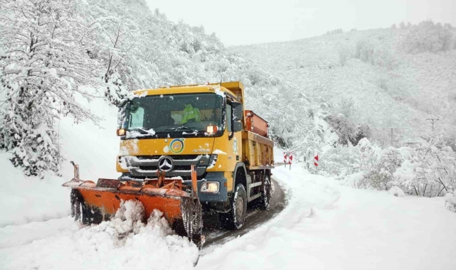 Ordu'da karla mücadele yeniden başladı