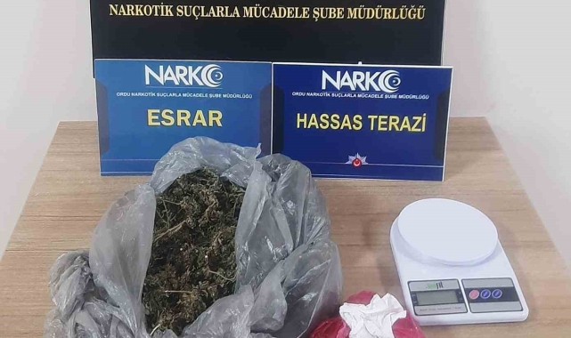Ordu'da uyuşturucu operasyonları: 3 tutuklama