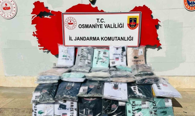 Osmaniye'de piyasa değeri 1 milyon lira olan sahte ürün ele geçirildi