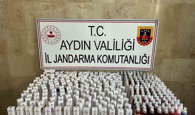 Piyasa değeri 1 milyon liranın üzerinde taklit parfüm ele geçirildi