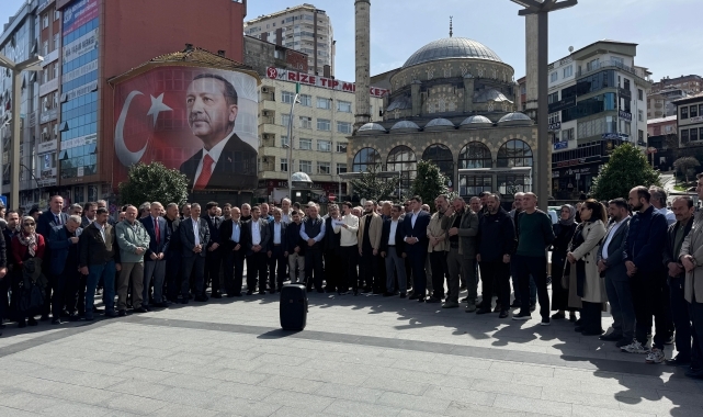 Rize&#039;de Milli İrade Platformu&#039;ndan Cumhurbaşkanı Erdoğan&#039;a destek açıklaması