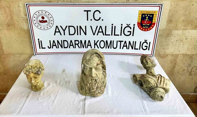 Roma dönemine ait eserleri 200 bin dolara satmak isterken yakalandılar