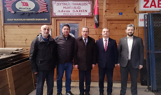 Saadet Partisi Genel Başkan Yardımcısı Adnan Simit, Sinop'ta muhtar ziyareti gerçekleştirdi