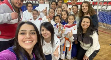 Salihlili judocular, Denizli'de madalyaları topladı