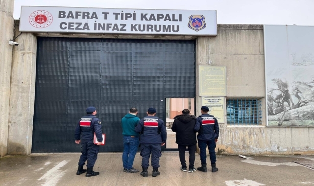 Samsun'da 2 firari hükümlü yakalandı