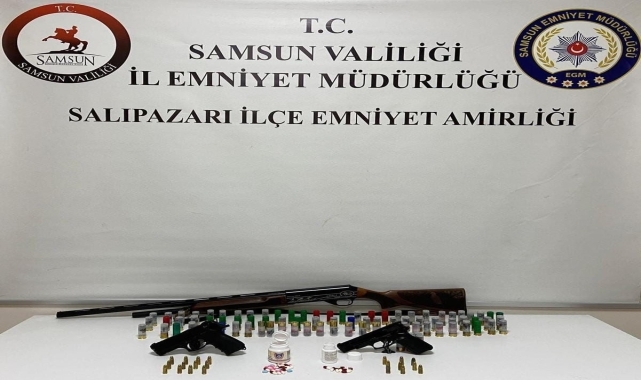Samsun'da silahla ateş ettiği görüntüleri sosyal medyaya yükleyen kişi yakalandı