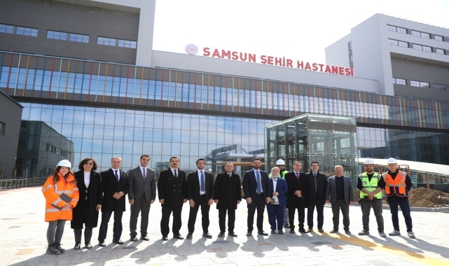 Samsun Şehir Hastanesi'nin inşaatı yüzde 100'e yaklaştı