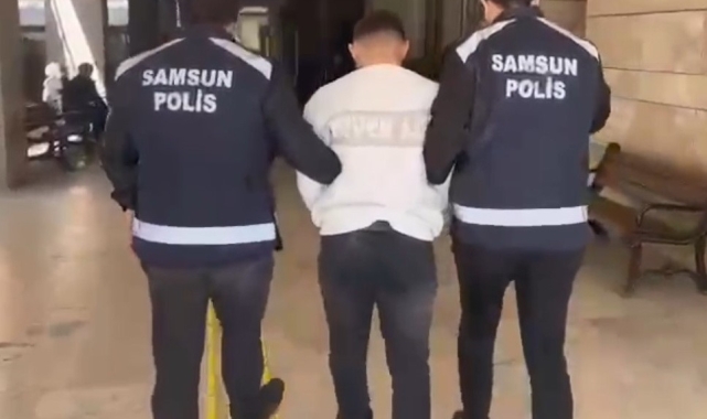 Samsun'da 8 yıl hapis cezası bulunan hükümlü yakalandı