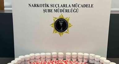 Samsun'da bin 122 adet sentetik ecza ele geçirildi: 2 gözaltı