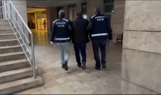 Samsun'da dolandırıcılık suçundan 15 yıl 7 ay hapis cezasına bulunan 2 kişi yakalandı