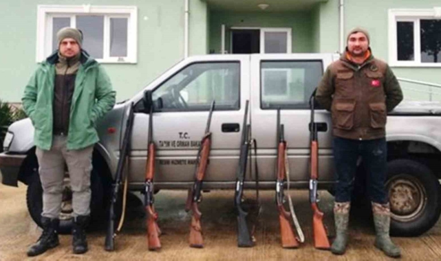 Samsun'da kaçak avcılara geçit yok