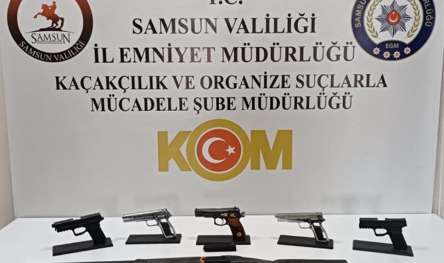 Samsun'da silah operasyonu
