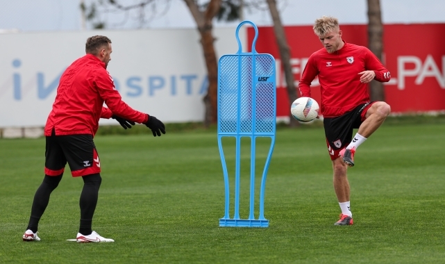 Samsunspor, Kasımpaşa maçının hazırlıklarını sürdürdü