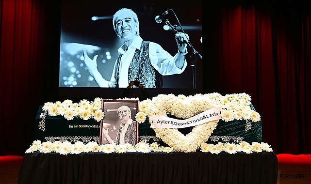 Sanatçı Edip Akbayram için CRR'de tören düzenlendi