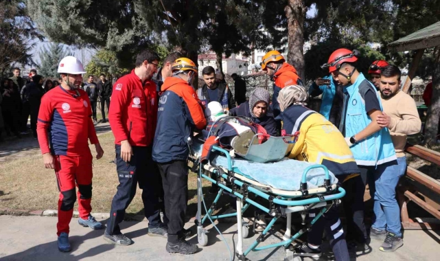 Siirt'te deprem tatbikatı gerçekleştirildi