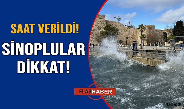 Sinop için fırtına uyarısı