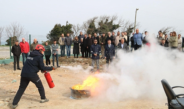 Sinop İl Özel İdaresi'nde yangın tatbikatı gerçekleştirildi