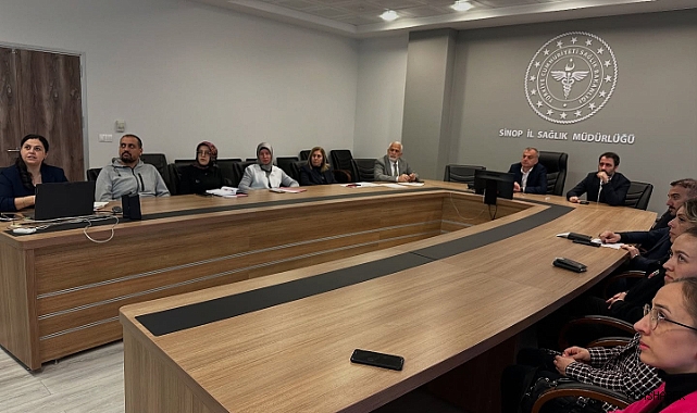 Sinop'ta Acil Obstetrik Bakım Sektörler Arası İşbirliği Toplantısı