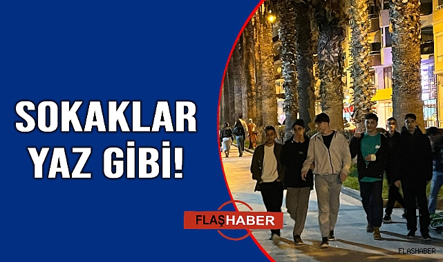 Sinop’ta iftar sonrası yaz akşamlarını aratmayan kalabalık