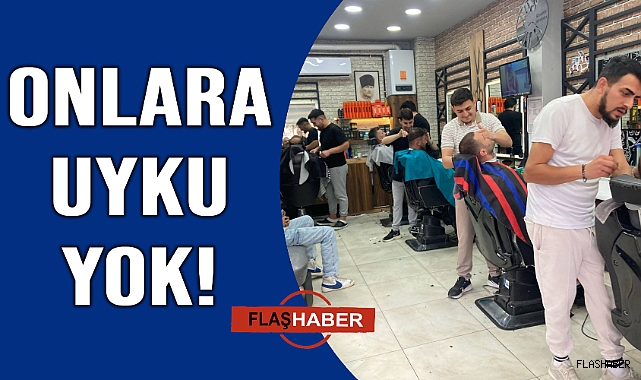 Sinop'ta kuaförlerde yoğun bayram mesaisi