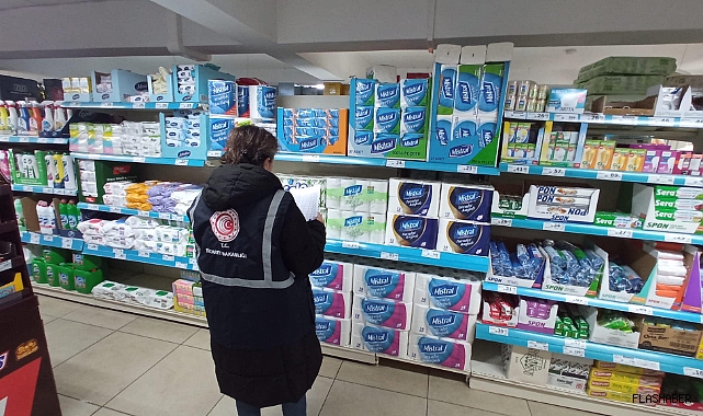 Sinop’ta marketlerde fiyat etiketi denetimi
