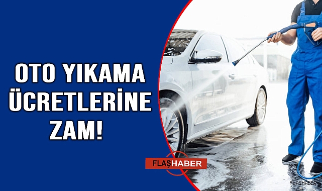 Sinop&#039;ta oto yıkama ücretlerine zam