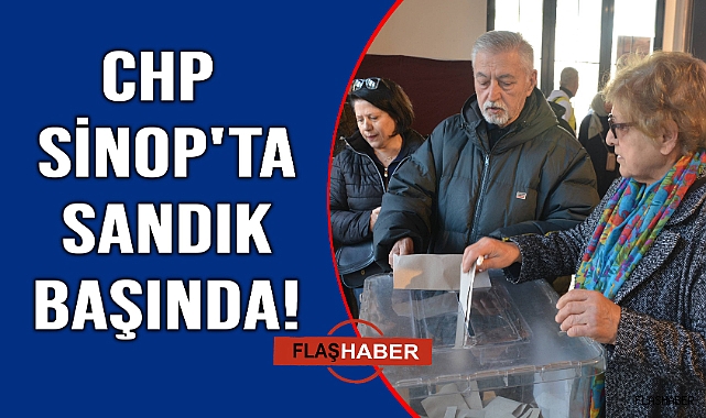 Sinop'ta sandıklarda yoğunluk yaşanıyor