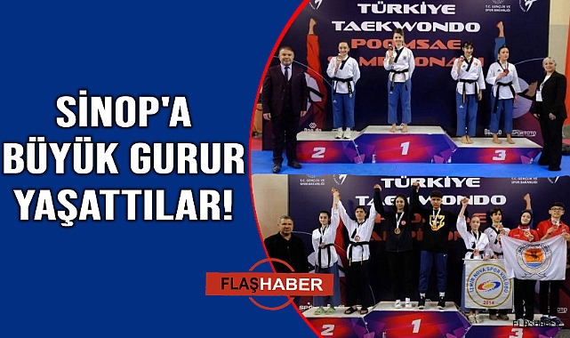 Sinoplu sporcular madalyalarla döndü