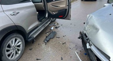 Sinop'ta maddi hasarlı kaza