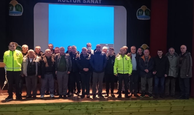 Sinop'ta okul müdürleri ve servis şoförlerine eğitim