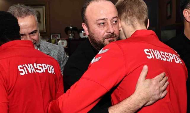 Sivasspor'da bayramlaşma töreni