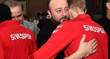 Sivasspor'da bayramlaşma töreni