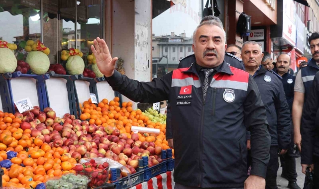 Sivas'ta kaldırım işgal eden esnafa 1 milyon TL ceza