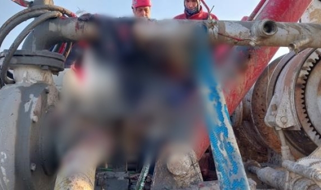 Söke'de sondaj makinesine sıkışan işçi yaşamını yitirdi
